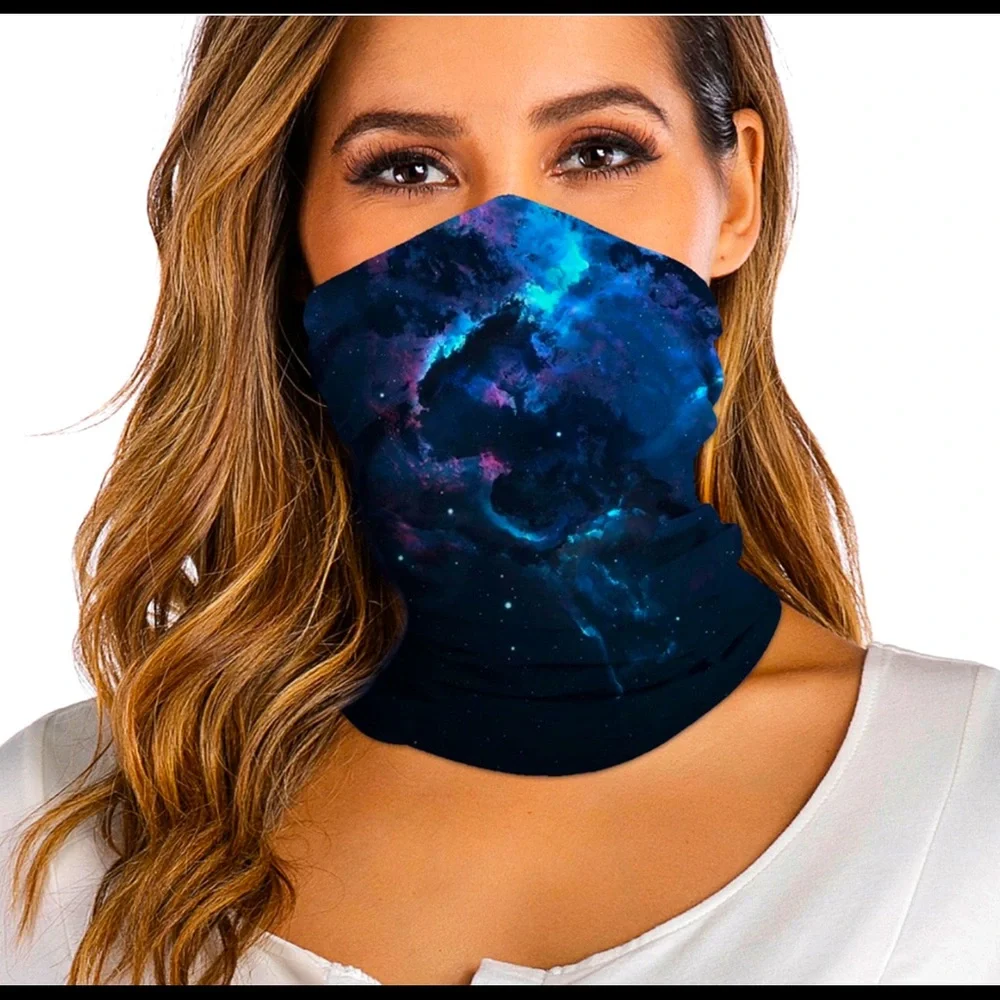 Unisex Rave Bandana Neck Gaiter Tube Headwear